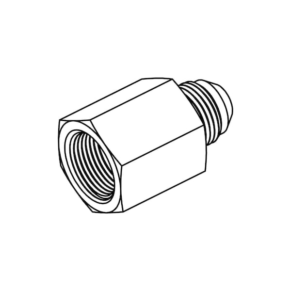 Tompkin Rods Tompkins Hydraulic Fitting, Restricted8MJ-8FJ STR RST .062-BZ RST2406 ...
