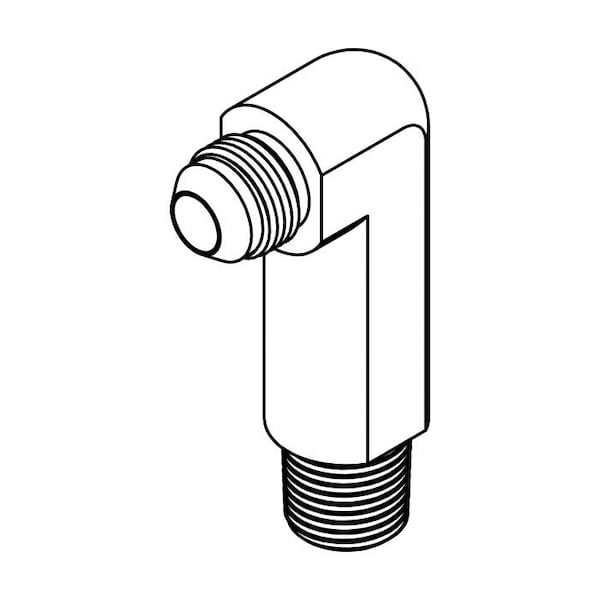 Tompkin Rods Tompkins Hydraulic Fitting-Steel06MJ-08MP 90 EX LONG 2.87