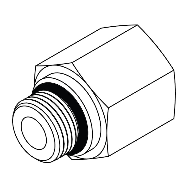 Tompkin Rods Tompkins Hydraulic Fitting-Steel04MOR-06FP 6405-04-06 | Zoro