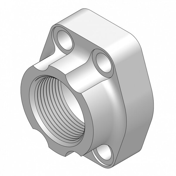 Tompkin Rods Tompkins Hydraulic Fitting-Flange12FP-12FL C62 COMP. FLG PAD WC44-12-12 ...