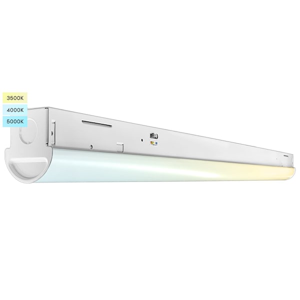 Luxrite 3 FT Slim Linear LED Shop Light 3 CCT Selectable 3500K-5000K ...