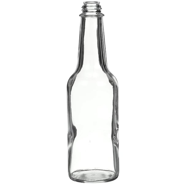 Tricorbraun 10 Oz Glass Long Neck, Round, Flint, 24-414 Tall Sauce, Woozy 089795 - main