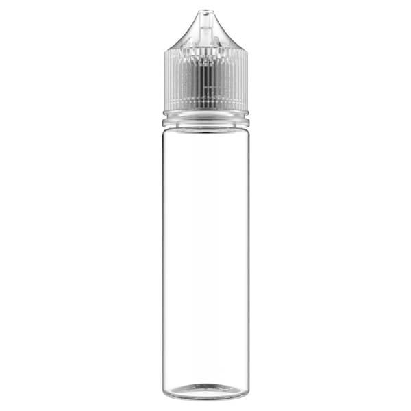 Tricorbraun 60 Ml Pet Cylinder Clear, Round, Special , Nozzle, Natural Crc/Te Cap With Breakaway Band 137657 - main