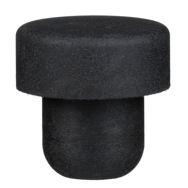 Tricorbraun Cork 30X12 Matte Black Synthetic Bgd Top, 19.6Mm Dia Black Synthetic Shank, T Top Bar Top 138854 - main