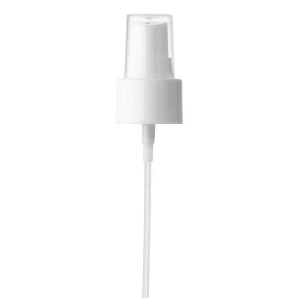 Tricorbraun 20-410 P/P Fine Mist Sprayer White Smooth .12Ml-.14Ml , 2.75 Inch Dip Tube Clear P/P Hood 141031 - main