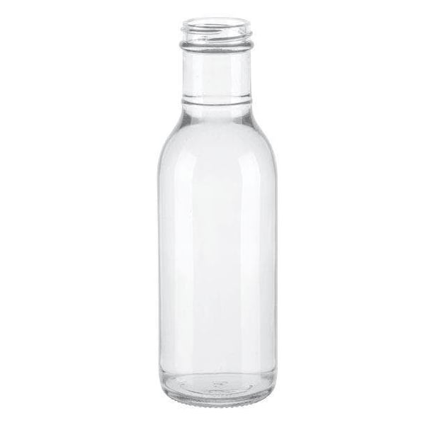 Tricorbraun 12 Oz Glass Long Neck, Round, Flint, 38-400 Ring Neck Sauce, Full Height Pallet 270128 - main