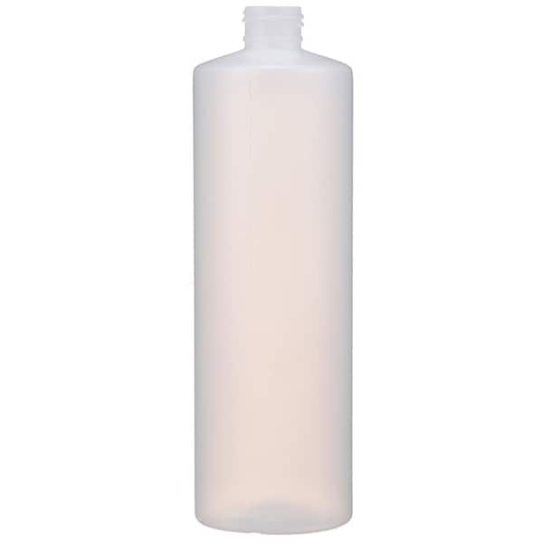 Tricorbraun 16 oz Natural HDPE Plastic Cylinder Round Bottle- 24-410 Neck Finish 027515 - main