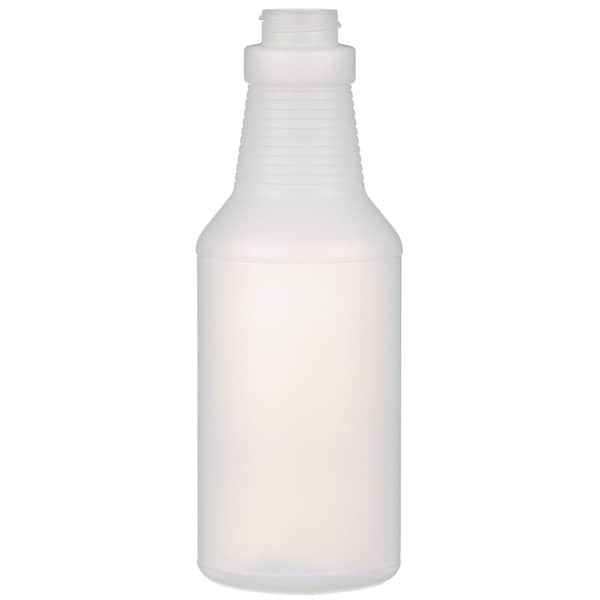 Tricorbraun 16 oz Natural HDPE Plastic Round Carafe/Decanter Bottle- 28-400 Neck Finish 027776 - main