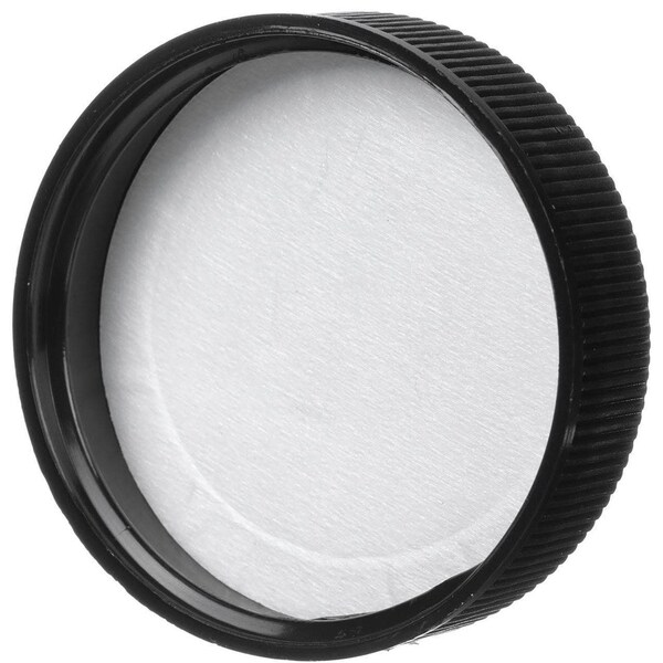 Tricorbraun 38-400 Black P/P Continuous Thread Closure, F217.035/Pressureseal.020 Printed, Ribbed Skirt 048725 - main