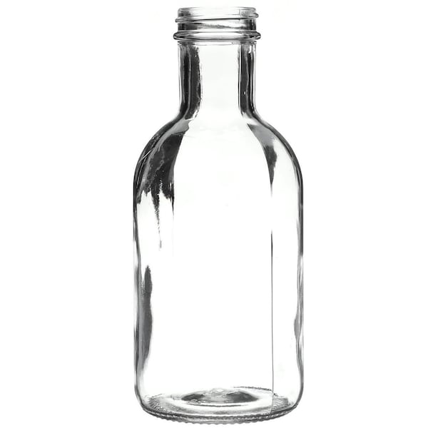 Tricorbraun 16 oz Clear Glass Carafe/Decanter Round Bottle- 38-405 Neck Finish 093895 - main