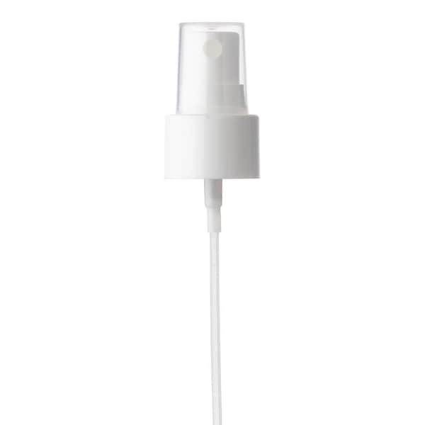 Tricorbraun 24-410 P/P Fine Mist Sprayer White Smooth .12Ml-.14Ml, 4.375 Inch Dip Tube Clear P/P Hood 141105 - main