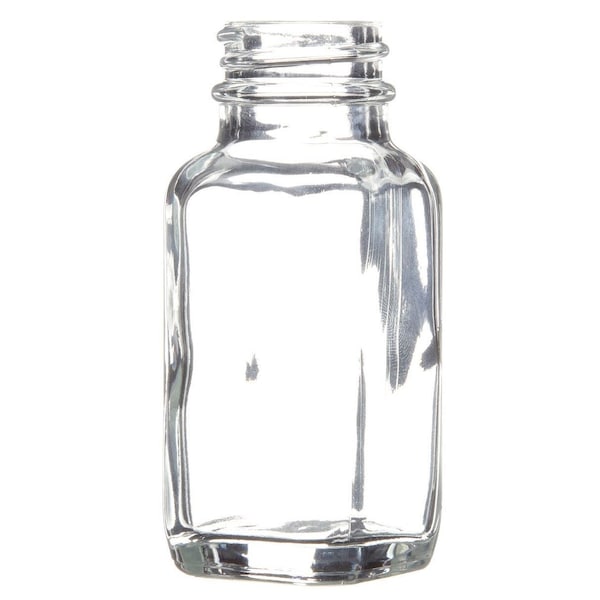 Tricorbraun 2 oz Clear Glass French Square Bottle- 28-400 Neck Finish 011528 - main