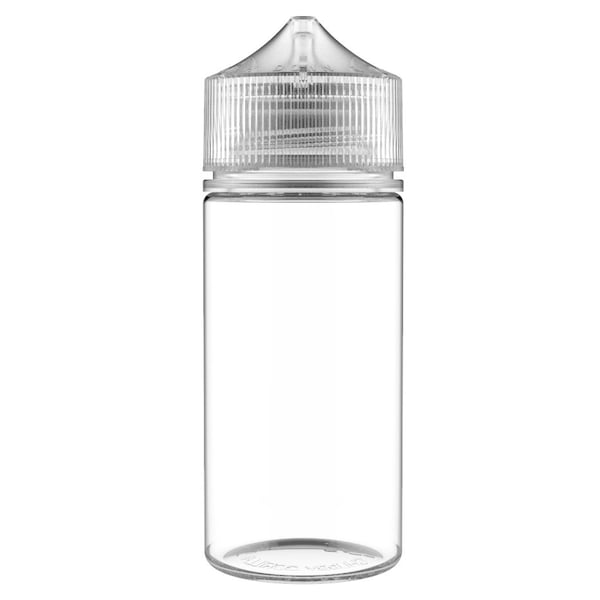 Tricorbraun 100 Ml Pet Cylinder Clear, Round, Special, Nozzle, Natural Crc/Te Cap With Breakaway Band 137681 - main