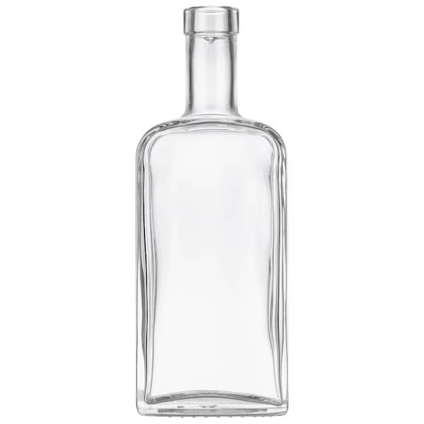 Tricorbraun 375 ml Glass Long Neck Dodge City Bottle 18.5 mm Bar Top Neck Finish, Clear 134994 - main