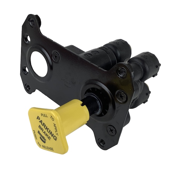 Bendix Valve, Push-Pull Control, Brake, Pp-Dc, M6 X 1-6H, 3/8 Ptc ...