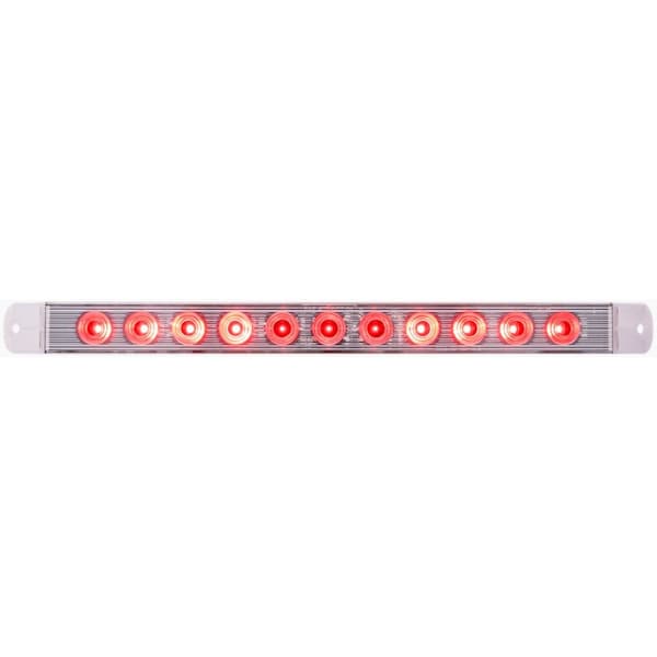 Led Truck Tail Lights 15" Red Lens High Mount Center ID Bar With - Foto 11