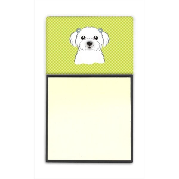 Caroline's Treasures Japanese Chin Sticky Note Holder - Refillable Post-it Note Dispenser