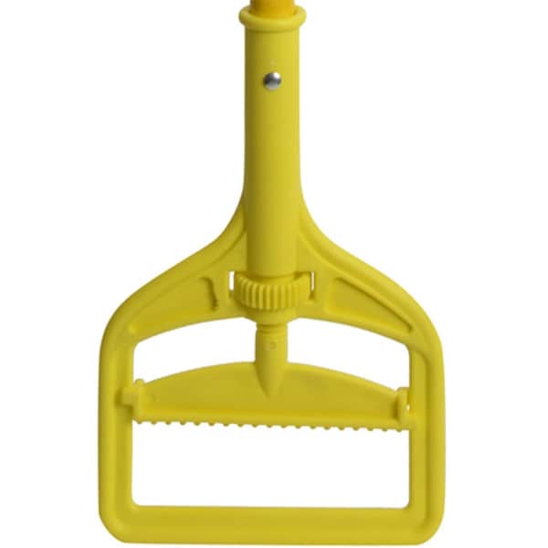 Janico Pe Fiberglass Screw Mop Handle, Yellow 3203 (PE) | Zoro