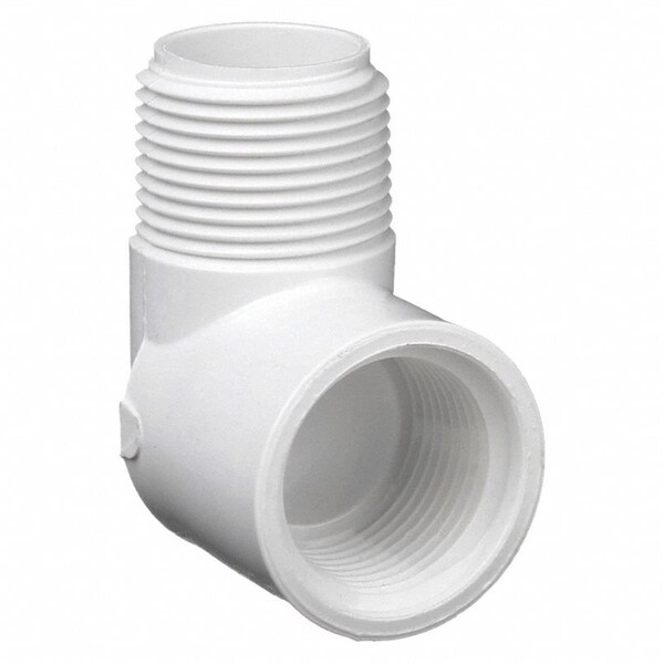 Westlake Pipe & Fittings 1.5 in. MPT x FPT Sch 40 90 deg PVC Street ...