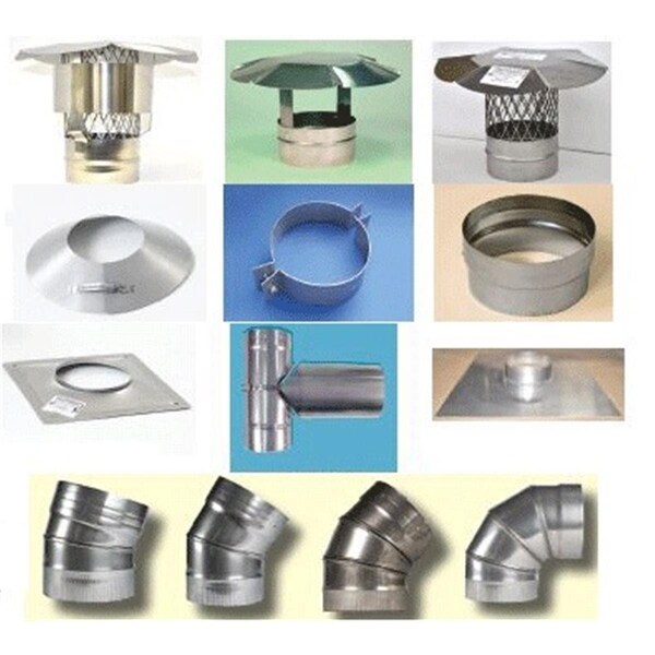Olympia 5 in. Armor Flex 304L Stainless Steel Rigid Storm Collar ...