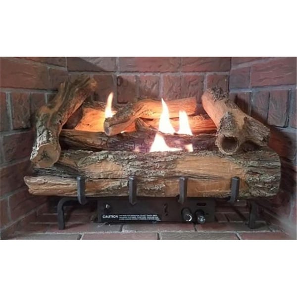 Muebles 30 in. Low Country Timber Replacement Logs Set for Vent Free ...