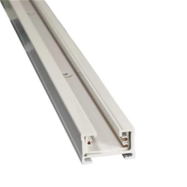8 Foot White Track Lighting System - Surface Mount Contemporary Design