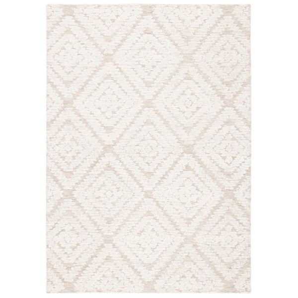 Safavieh 5 x 5 ft. Micro-Loop Bohemian Round Rug, Beige & Brown MLP907A ...