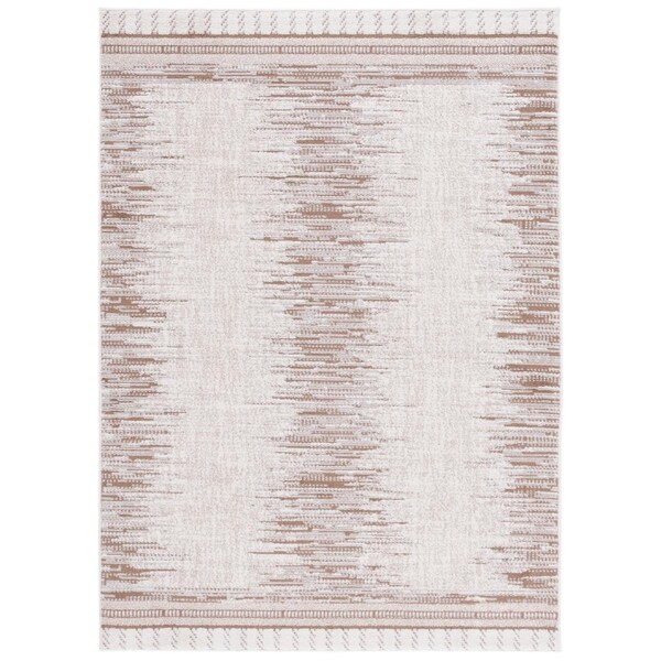 Safavieh 2 ft. 2 in. x 8 ft. Alamo 700 Runner Rug Taupe & Ivory ALM732T ...