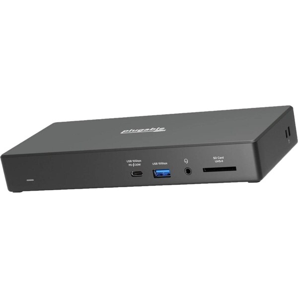 Polycom 100 watt Plugable USB-C Triple Display Dock UD-768PDZ | Zoro