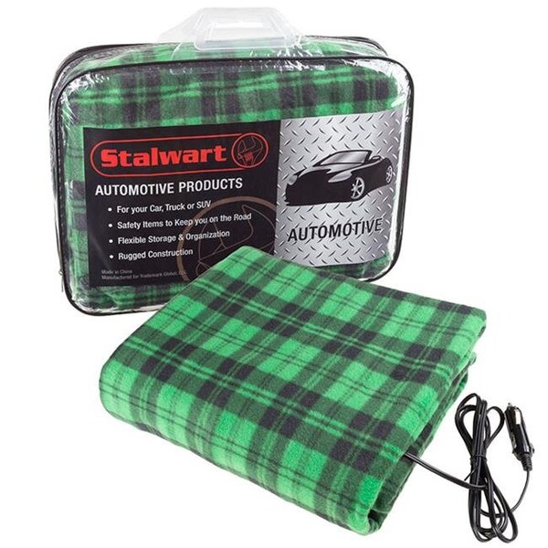 Stalwart Heated Car Blanket 12 Volt Electric Blanket For