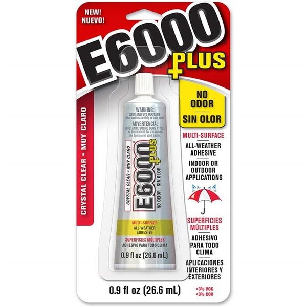 Eclectic Products Eclectic Products 263618 1.9 oz E6000 Plus Adhesive  263618