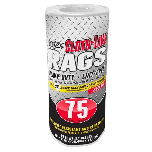 Tool Head Rag Tool White Cloth-Like Rags, 75PK TO3857452 | Zoro