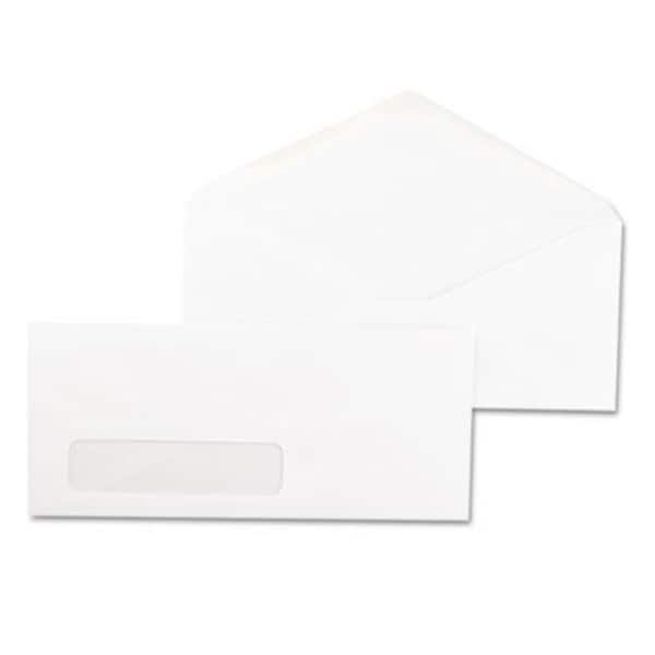 Office Window Flaps Coolcrafts Window Business Envelope- V-Flap- No 10- White- 500/Box ...