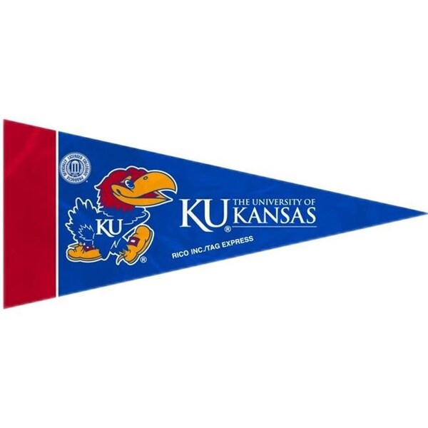 Rico Industries 5-ft W X 3-ft H Collegiate Kansas State Jayhawks Banner