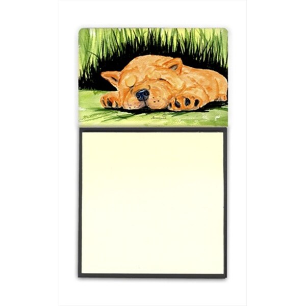 French Bulldog Sticky Note Holder - Refillable Post-it Note Dispenser With Cute Dog Design