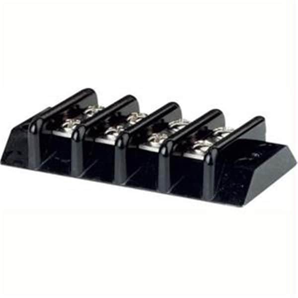 Blue Wire Block Livewire Blue Sea Terminal Block 65 Ampere 4 Circuit LI894699 | Zoro