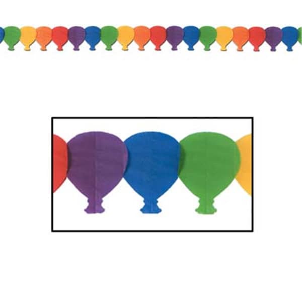 Beistle Beistle Co Balloon Garland, 12PK 55107 | Zoro