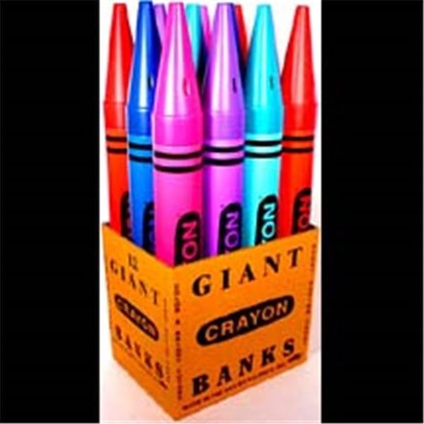 Work-Of-Art 36 inch Giant Crayon Bank - Pink WO71222