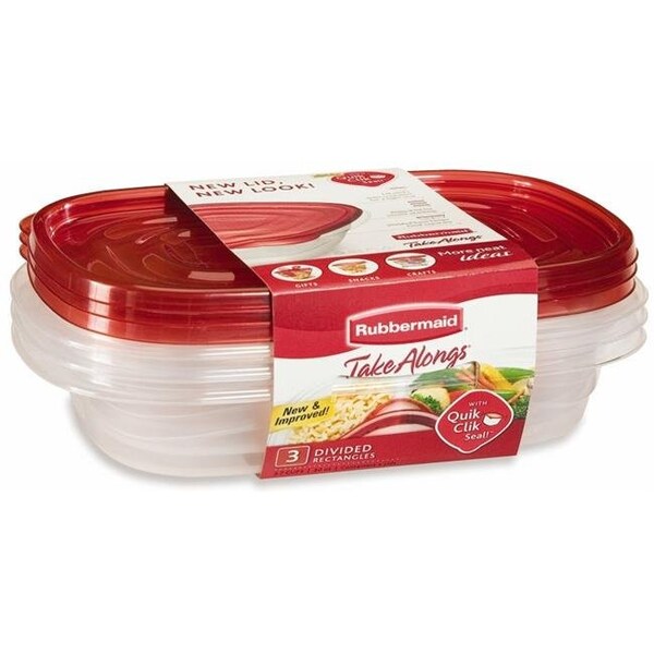 Rubbermaid Rubbermaid 3 Piece Take Alongs Rectangular Containers  7F55RETCHIL 7F55RETCHIL