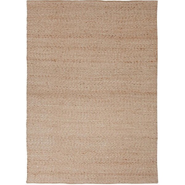 Jaipur Himalaya Diagonal Weave 2.6 In. W X 4 In. L Natural Solid ...