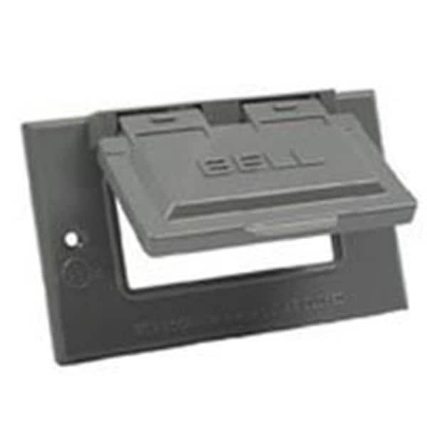 Bell Weatherproof 5101-5 Weatherproof Gfci Box Cover Gray 1897214 | Zoro