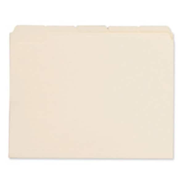 Business Source File Folder- .2-Cut Tab- 11 Pt.- Letter- Manila ...