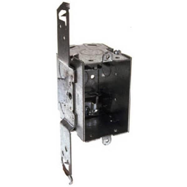 Boombox Electrical Box, 14 cu in, Switch Box Type, 1 Gang, Steel ...