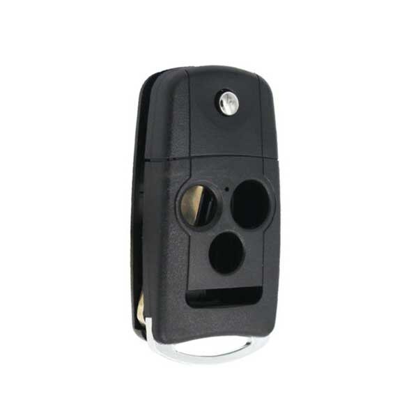 Key Fob Shell Replacement For Acura TL 2007-2008 - 4 Buttons, Black, With CR1616 Battery - OUCG8D-439H-A