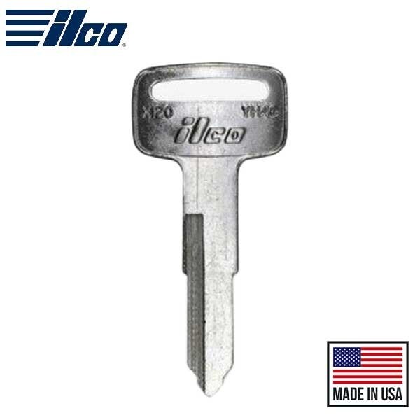 Kaba Ilco Key Blank,Brass,Type NA14,4 Pin,PK10 1069L-NA14 Kaba Ilco Key Blank,Brass,Type NA14,4 Pin,PK10 1069L-NA14