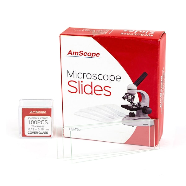 Microscope Slides With Specimens Kids Microscope Wand 100-Pack Pre ...