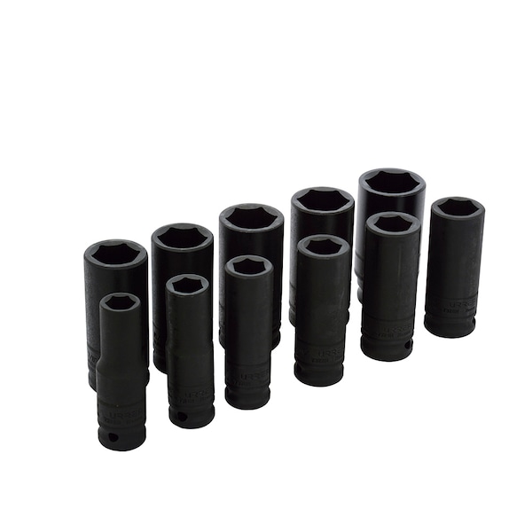 Powerbuilt 1/2 Inch Drive x 11/16 Inch 6 Point Deep Impact Socket - 647173