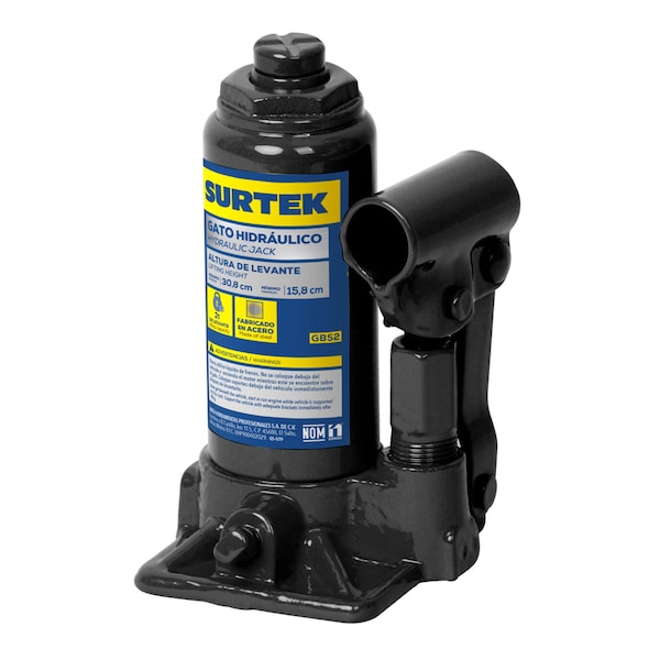 Zinko ZABJ-05M 5 Ton Air Hydraulic Bottle Jack - View #2