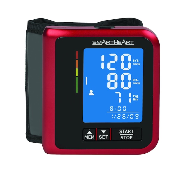 Smartheart Ultra Slim Wrist Digital Blood Pressure Monitor (2