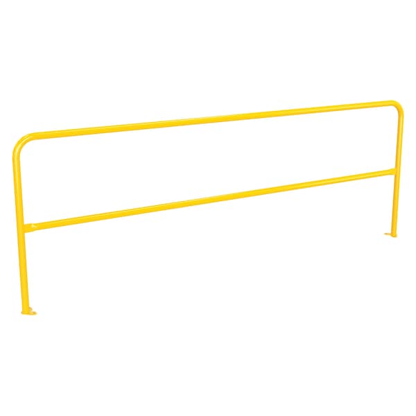 Vestil Steel Pipe Safety Railing with Welded Baseplate 10 Ft. Length ...
